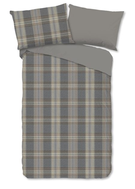 Good Morning Dekbedovertrek "geruite print" - Multi - (140x200 cm) - Katoen