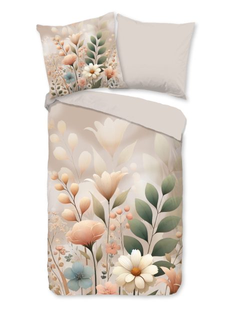 Good Morning Dekbedovertrek "" - Zand - (135x200 cm) - Katoen