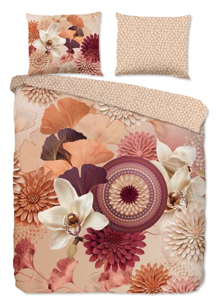 HIP Dekbedovertrek "" - Zand - (240x200/220 cm) - Katoen Satijn