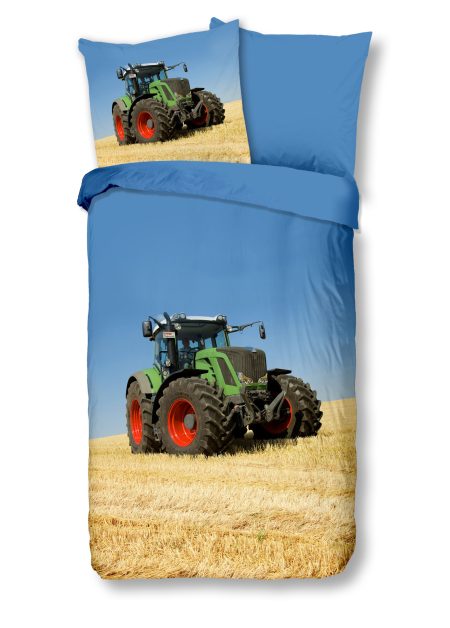 Good Morning Kinderdekbedovertrek "tractor" - Multi - (135x200 cm) - Katoen