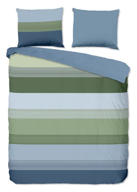 Good Morning Dekbedovertrek "strepen" - Multi - (200x200/220 cm) - Katoen