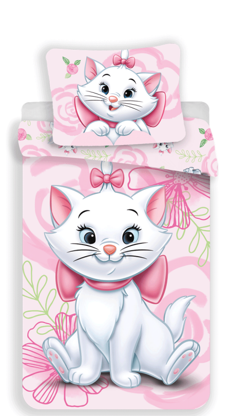 Disney Aris to Cats dekbedovertrek Roze - 140 x 200 cm - Katoen