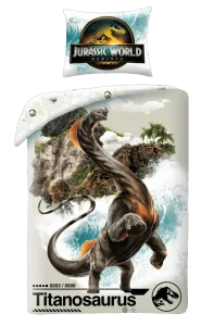 Jurassic World Dekbedovertrek Titanosaurus  140 x 200 cm  - polyester- 70 x 90 cm