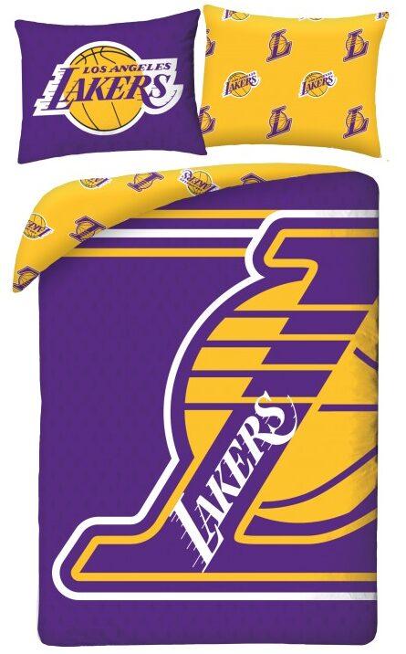 Lakers Dekbedovertrek 140 x 200 cm - 70 x 90 cm - polyester - Geel