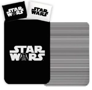Star Wars Dekbedovertrek - 140 x 200 cm Zwart