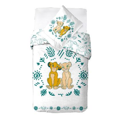 The Lion King Dekbedovertrek Simba en Nala - 140 x 200 cm