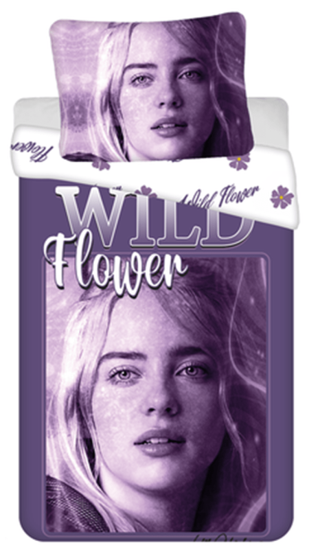 Billie Eilish Dekbedovertrek - 140 x 200 cm - 70 x 90 cm - Katoen