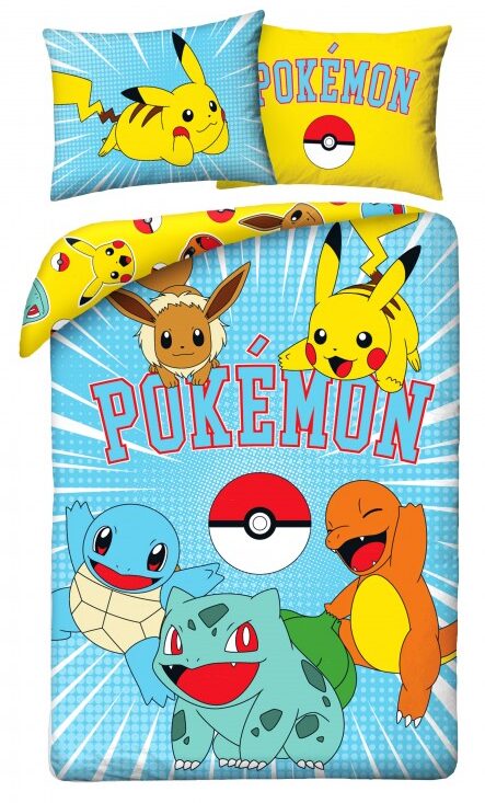 Pokémon Dekbedovertrek Happy 140 x 200 cm (70 x 90 cm) pre order