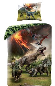 Jurassic World Dekbedovertrek Vulcano 140 x 200 cm  - Katoen - 70 x 90 cm