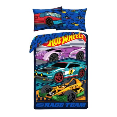 Hot wheels  Dekbedovertrek polyester 140 x 200 cm - 70 x 90 cm