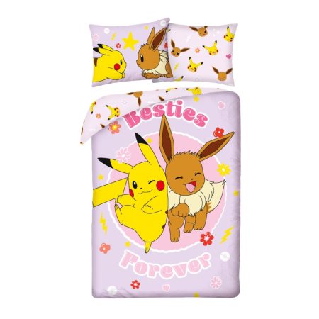 Pokemon Dekbedovertrek besties 140 x 200 cm (70 x 90 cm)  polyester