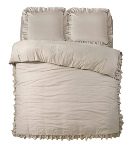 Sleeptime Ruffles Taupe 240 x 200/220 cm