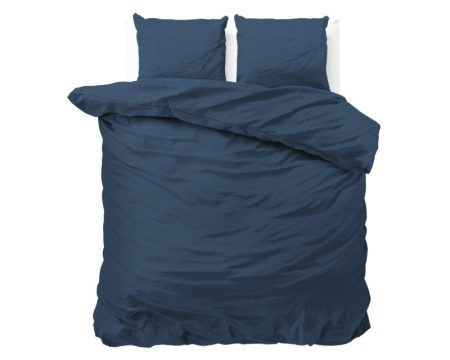 Sleeptime Satin Point Navy 240 x 220 cm