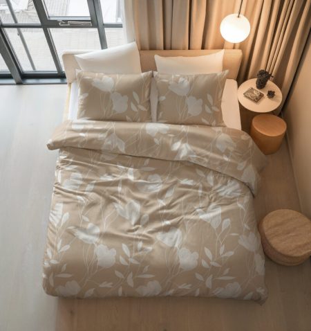 Sleeptime Spring Zand/Beige 200 x 200/220 cm