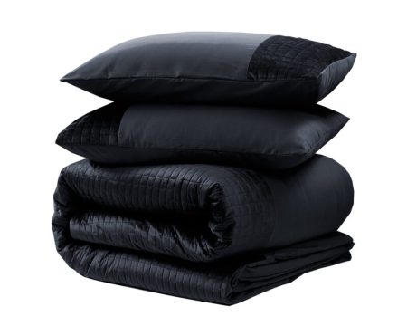 Sleeptime Velvet Band Zwart 240 x 220 cm