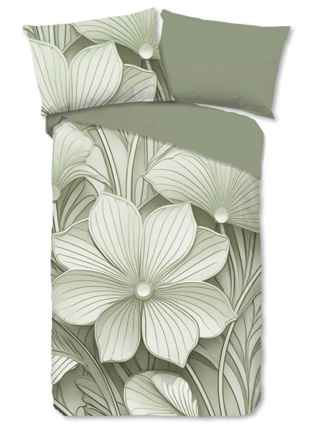 Good Morning Dekbedovertrek "" - Groen - (140x200 cm) - Katoen