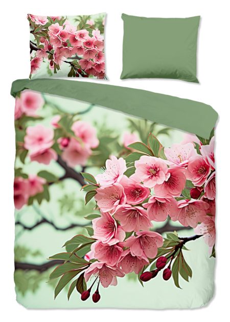 Good Morning Dekbedovertrek "bloemen" - Multi - (200x200/220 cm) - Katoen