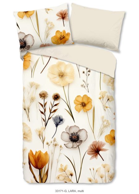 Good Morning Dekbedovertrek "rustige bloemen" - Multi - (140x200 cm) - Katoen