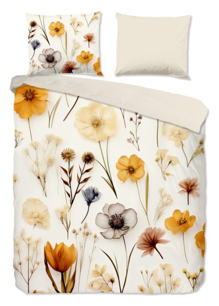 Good Morning Dekbedovertrek "rustige bloemen" - Multi - (200x200/220 cm) - Katoen
