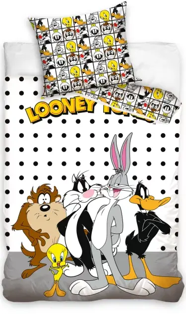 Looney Toones Friends Dekbedovertrek 140 x 200 cm
