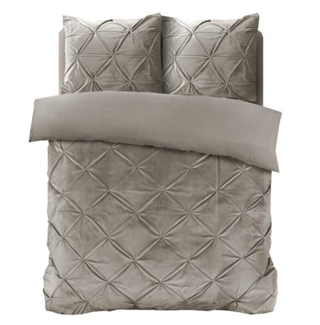 Sleeptime Velvet Pintuck Zand 200 x 200/220 cm