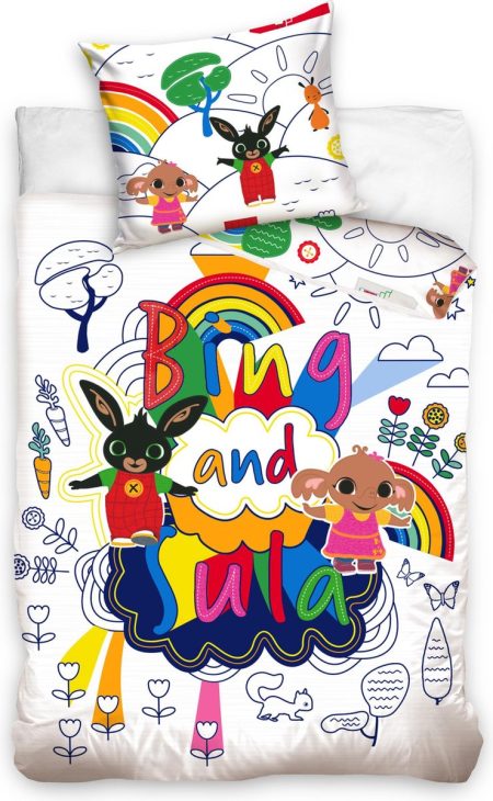 Bing - Babydekbedovertrek 100 x 135 cm 40 x 60 cm
