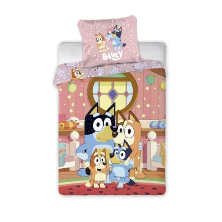 Bluey Dekbedovertrek family 140 x 200 cm - katoen