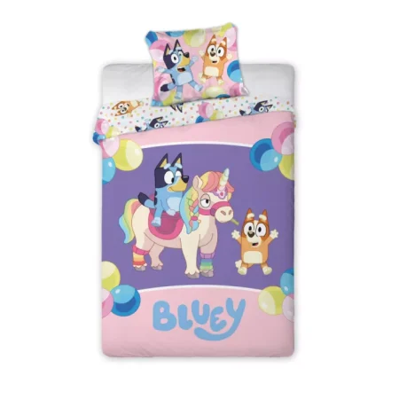 Bluey Dekbedovertrek magical party 140 x 200 cm - katoen