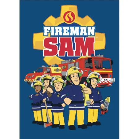 Brandweerman Sam Fleece plaid 100 x 140 cm - polyester