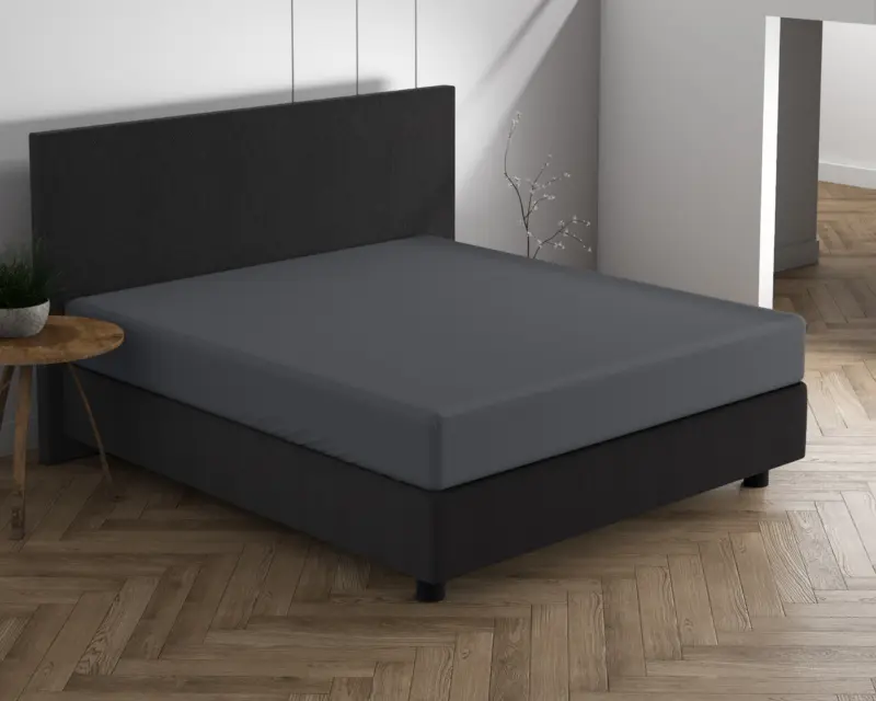 Dreamhouse Dubbel Jersey 220 gr. Hoeslaken Antraciet 190/200 x 220/230 cm - Afbeelding 3