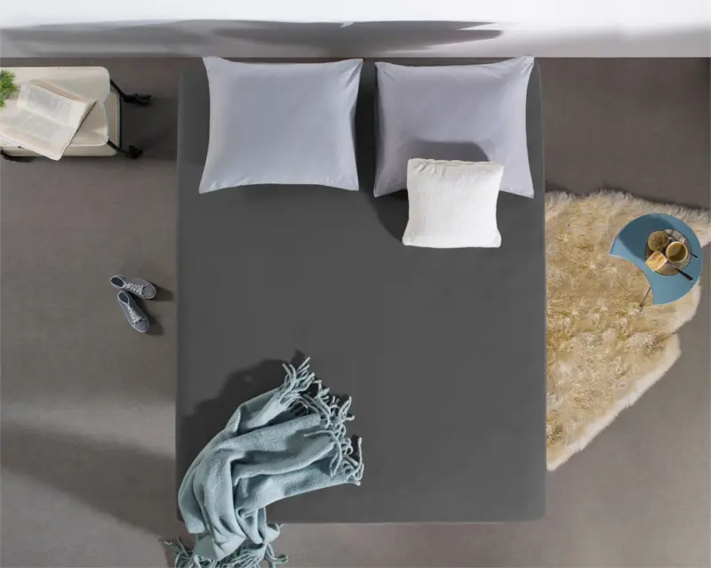 Dreamhouse Dubbel Jersey 220 gr. Hoeslaken Antraciet 190/200 x 220/230 cm - Afbeelding 4