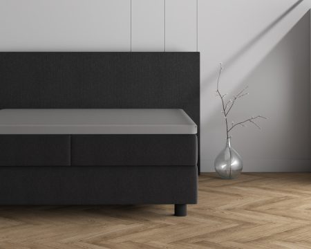 Dreamhouse Dubbel Jersey 220 gr. Topper Hoeslaken Grijs 160/180 x 200/220 cm