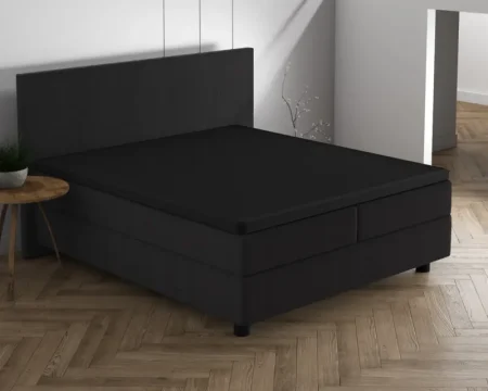 Dreamhouse Dubbel Jersey 220 gr. Topper Hoeslaken Zwart 140 x 200/220 cm