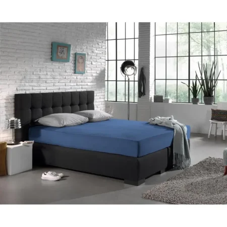 Dreamhouse Enkel Jersey 135 gr. Hoeslaken Blauw 140 x 200 cm