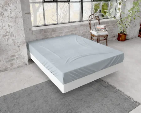Dreamhouse Flanel Premium Hoeslaken Grijs 160 x 200/210 cm