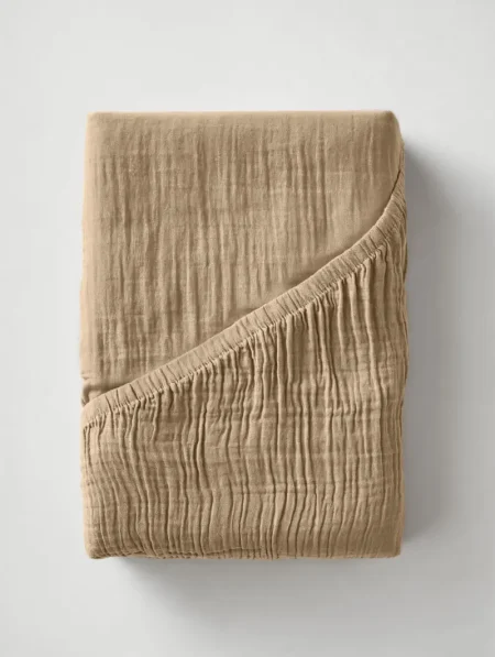 Dreamhouse Hoeslaken Mousseline Nude 180 x 200 + 30 cm
