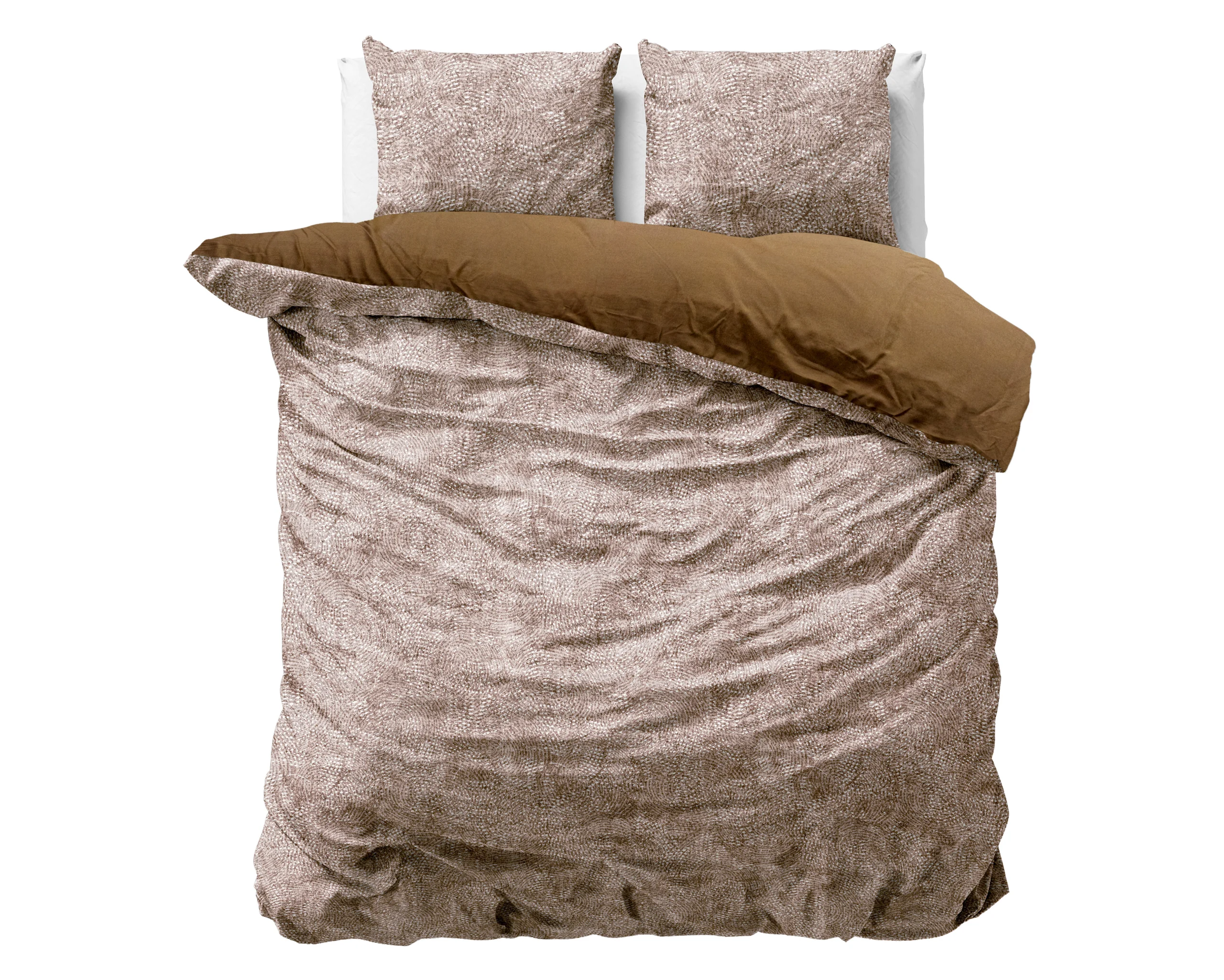 Dreamhouse Signature Velvet Katoen Aria Bruin 240 x 200/220 cm