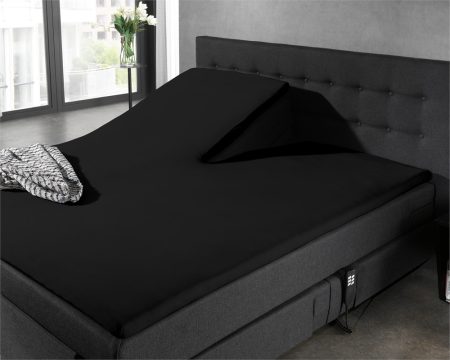 Dreamhouse Splittopper Jersey Hoeslaken Zwart 140 x 200 cm