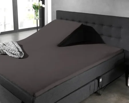 Dreamhouse Splittopper Katoen Hoeslaken Antraciet 160 x 210 cm