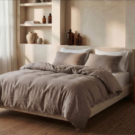 Dreamhouse Stone Washed Taupe 200 x 200/220 cm