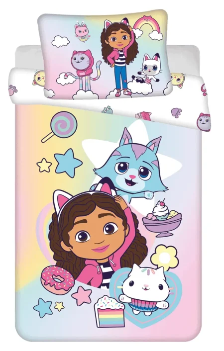 Gabby's Dollhouse dekbedovertrek Sugar- 100 x 135 cm - Katoen