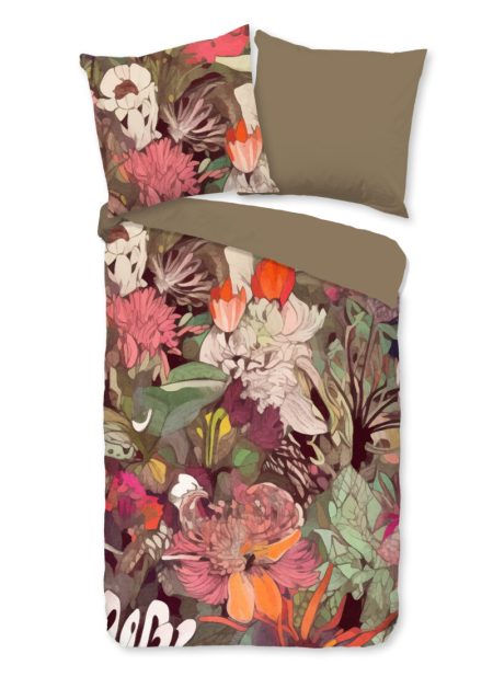 Good Morning Dekbedovertrek "bloemen" - Multi - (135x200 cm) - Katoen