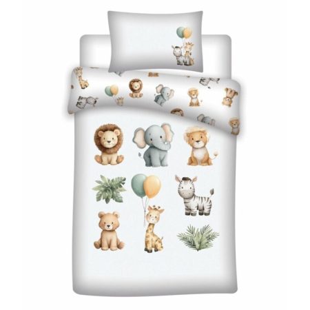Good Morning Kinderdekbedovertrek "dieren" - Multi - (100x140cm) - Katoen - pre order