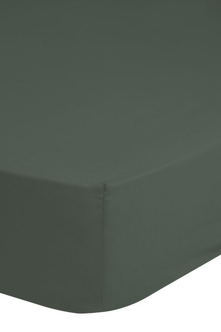 Groen - (90x220 cm) - Katoen Satijn