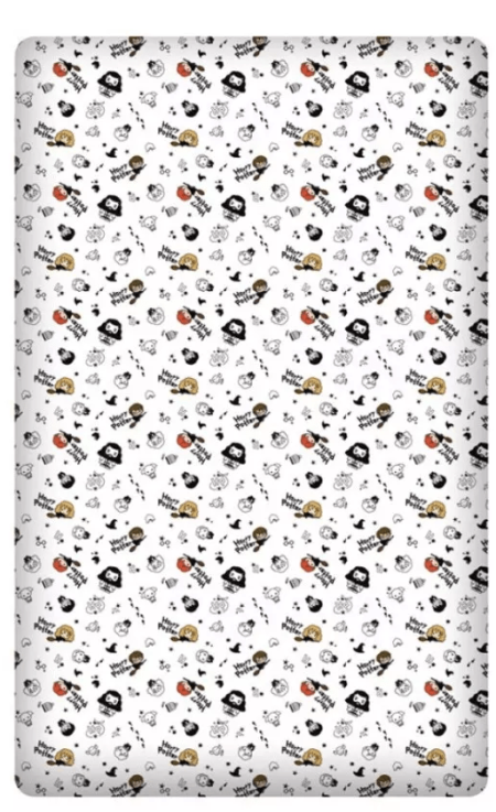 Harry Potter Hoeslaken 90 x 200 cm - Wit