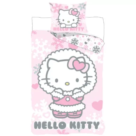 Hello Kitty Cozy Winter  100 x 135 - 40 x 60Cm Katoen