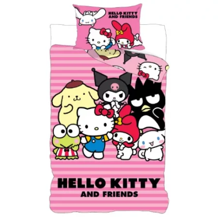 Hello Kitty friends  100 x 135 - 40 x 60Cm Katoen