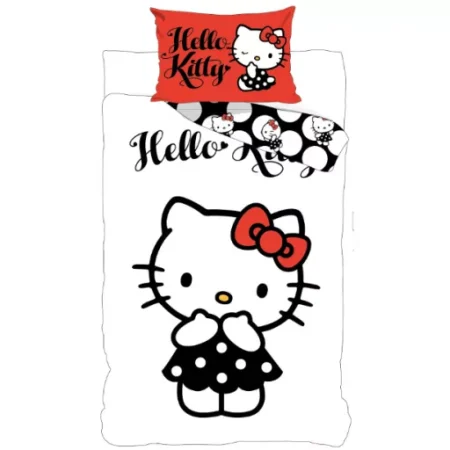 Hello Kitty jurk Dekbedovertrek 100x135 cm 40x60 cm katoen
