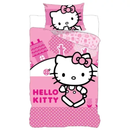 Hello Kitty Dekbedovertrek 100 X 135 cm - 40x60 cm - katoen