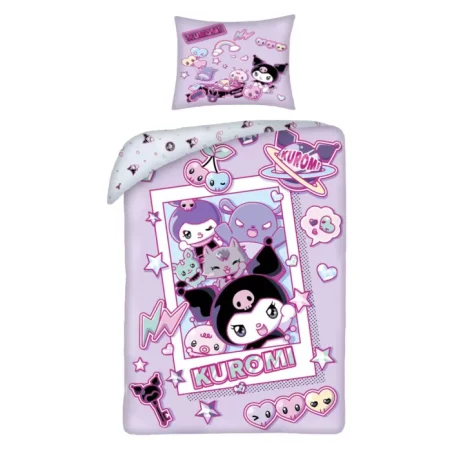Kuromi chaos Dekbedovertrek 140 X 200 cm - 70x90 cm - polyester
